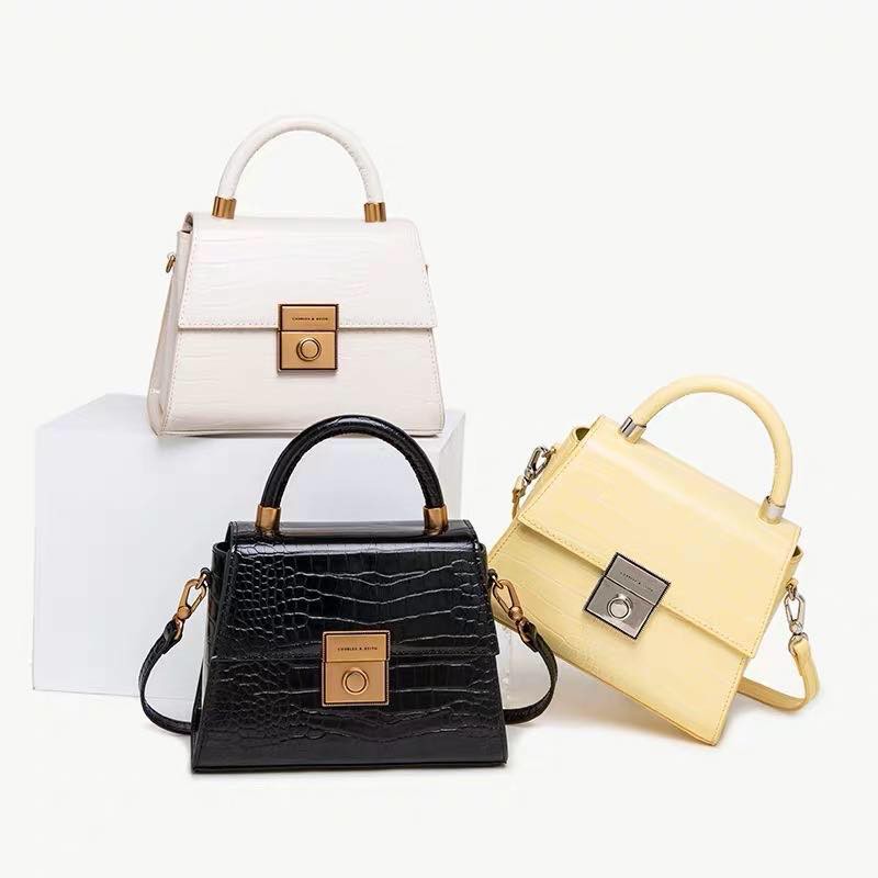 charles & keith yellow bag