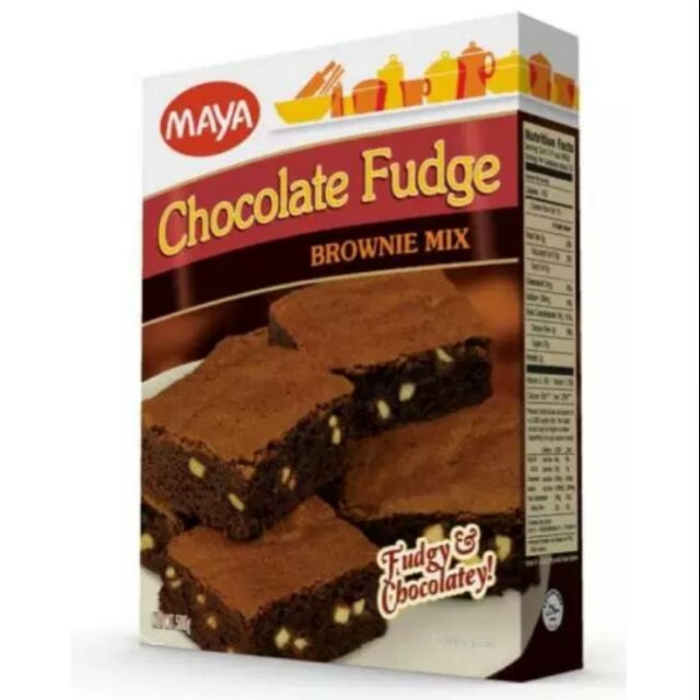 MAYA Chocolate Fudge Brownie Mix 500g Shopee Philippines