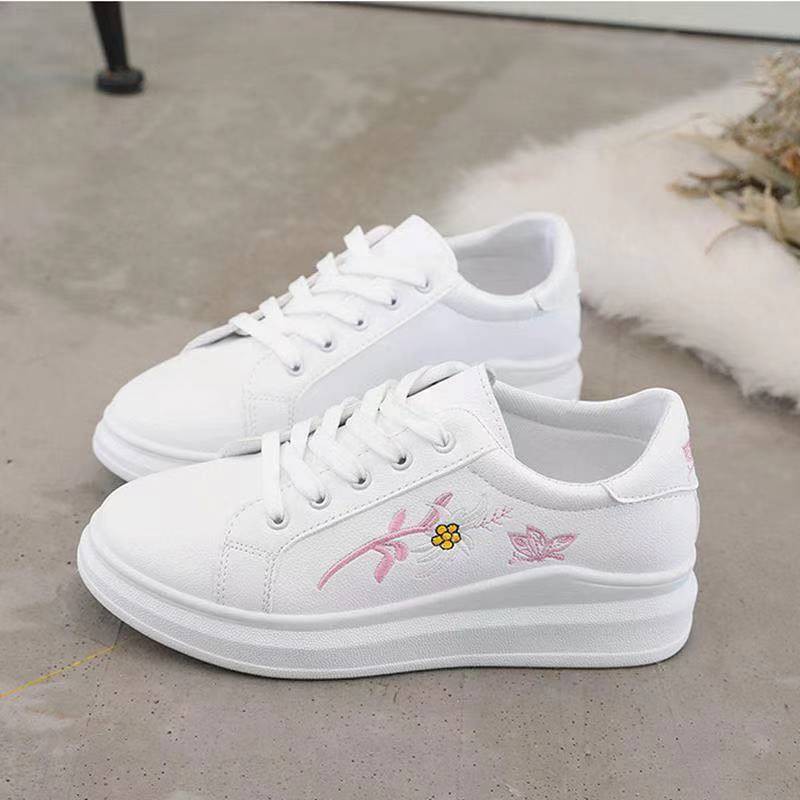 NEW korean fashion rubber white shoes for women sneakers Shopee