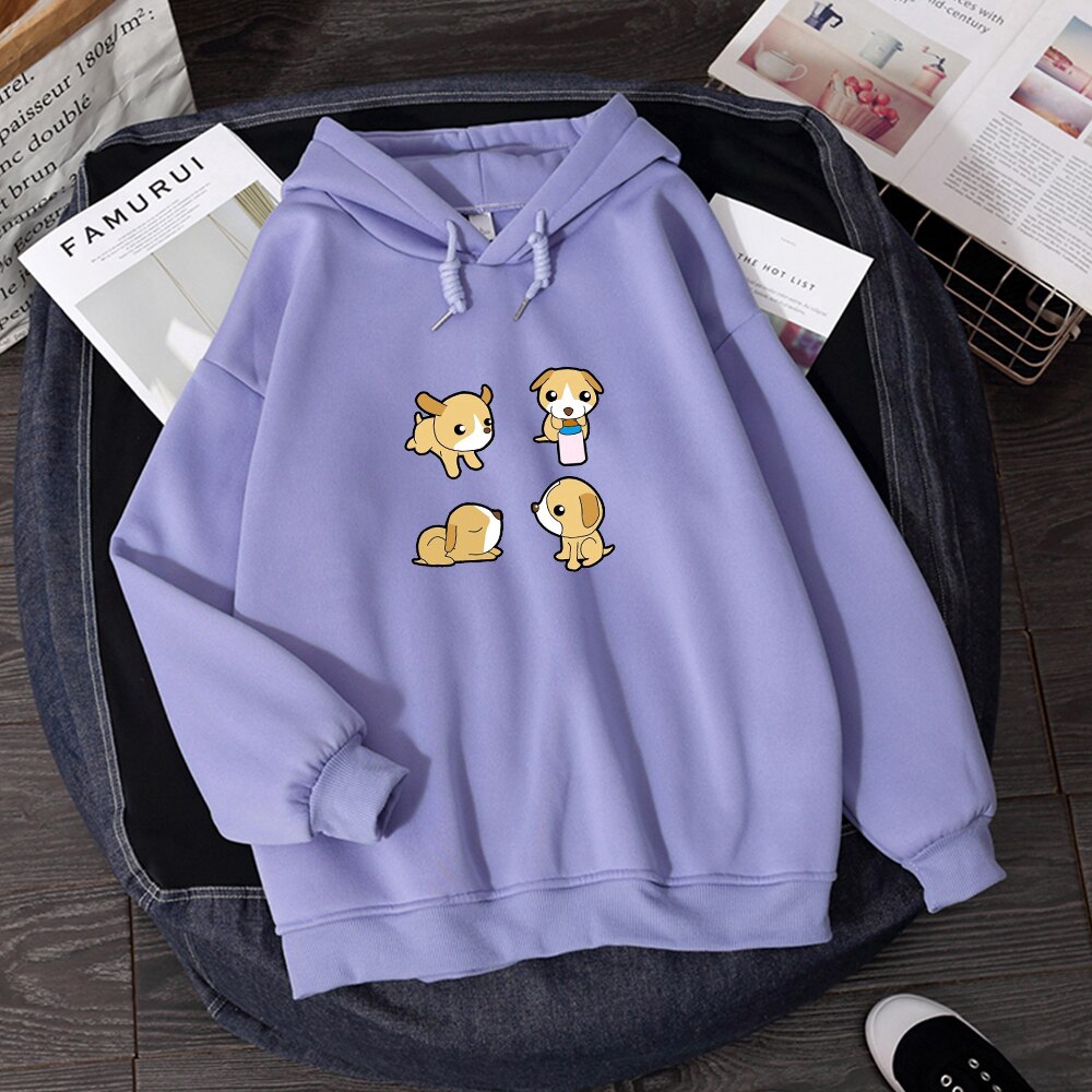 korean style casual women's hoodie