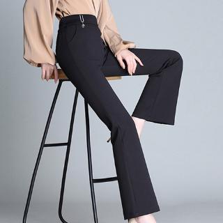 trousers that flare from the knee