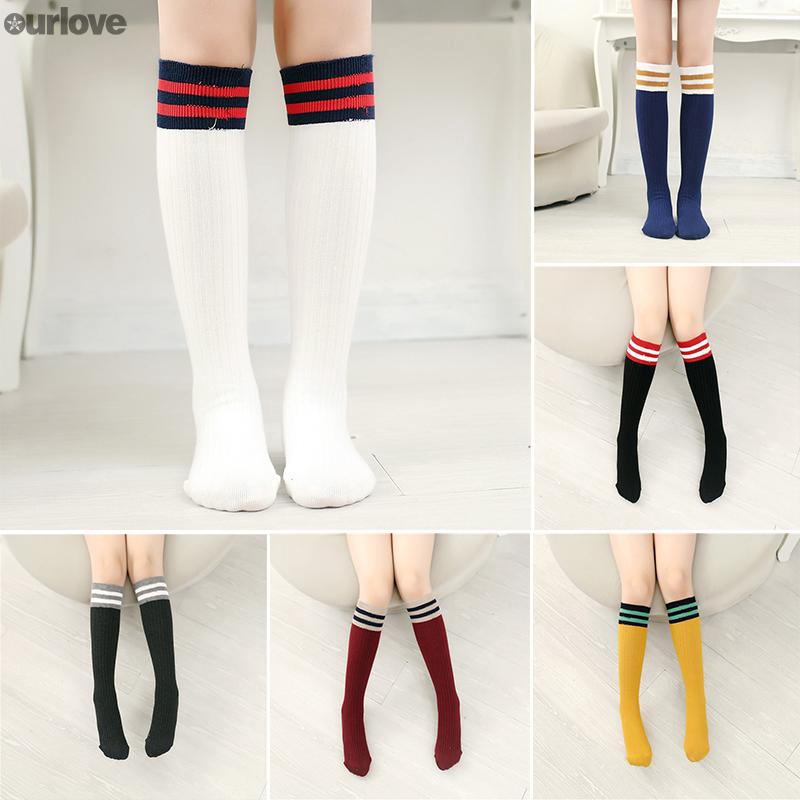 red and white striped tights baby