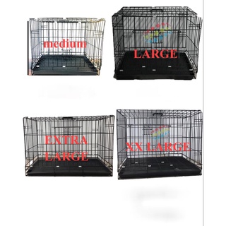 COLLAPSIBLE CAGE housing For Small Medium Large Extra large XXL  DOG CAT PETS  WITH poop Tray
