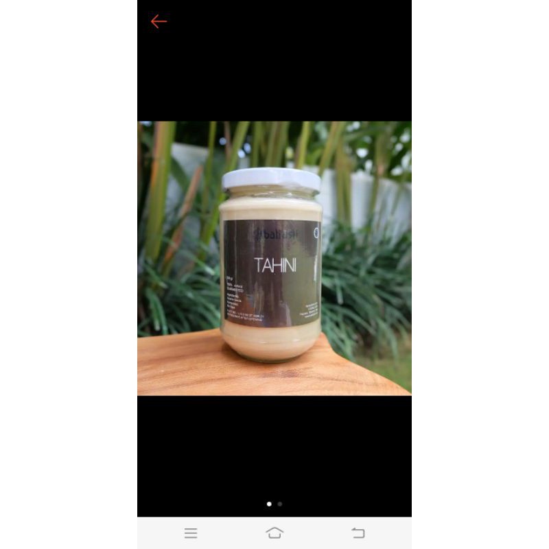 Bali Original Tahini Spread 300gr Shopee Philippines