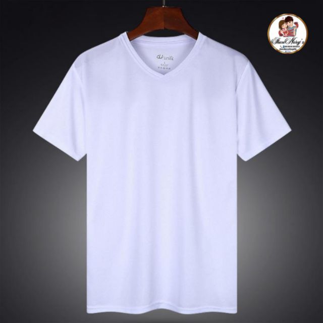 UNIFIT Plain V-Neck Dri-Fit T-Shirt Unisex Drifit Casual Vneck T-Shirt ...