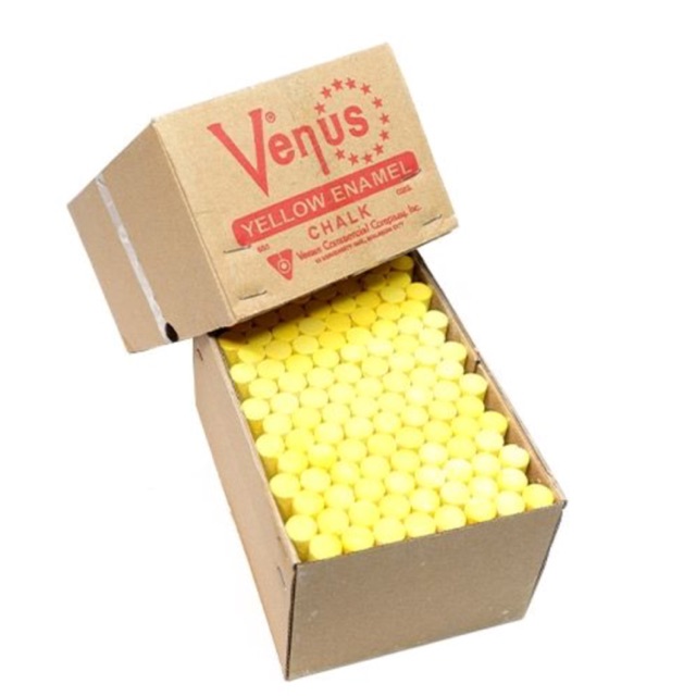 yellow chalk