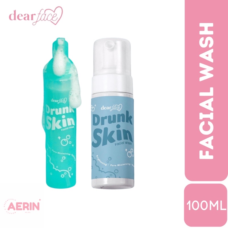 dear face drunk skin face wash