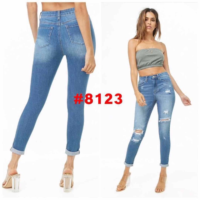low waisted skinny jeans
