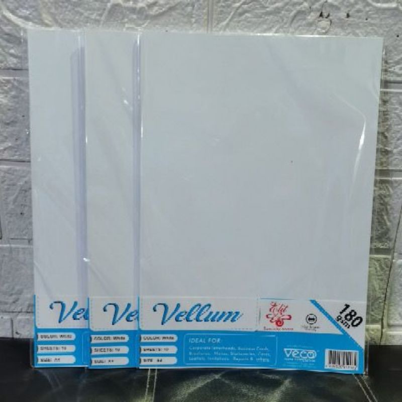 Vellum Board White/ Elit Specialty Board / 180gsm / A4 / 10 sheets