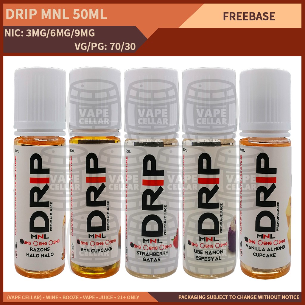 Drip MNL 50ML (3MG, 6MG, 9MG) [002] [WuSgyk3A] Shopee Philippines