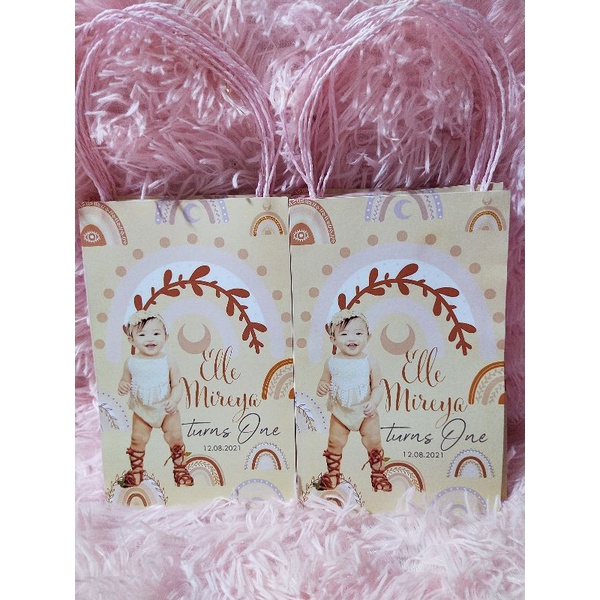 10pcs. Boho Theme Loot Bags Shopee Philippines