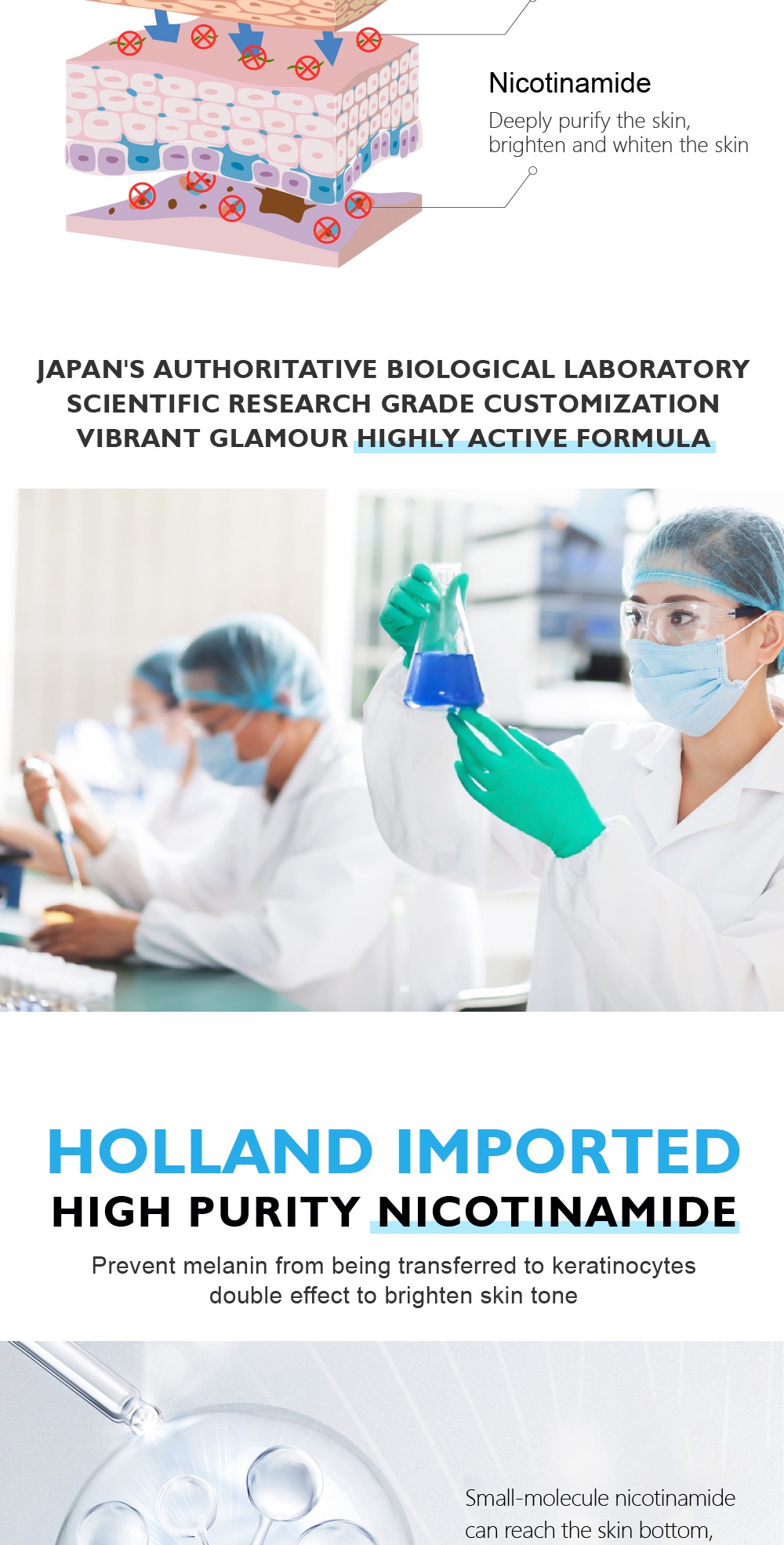 VIBRANT GLAMOUR FDA Whitening Cream Rapid Skin Bleaching Cream