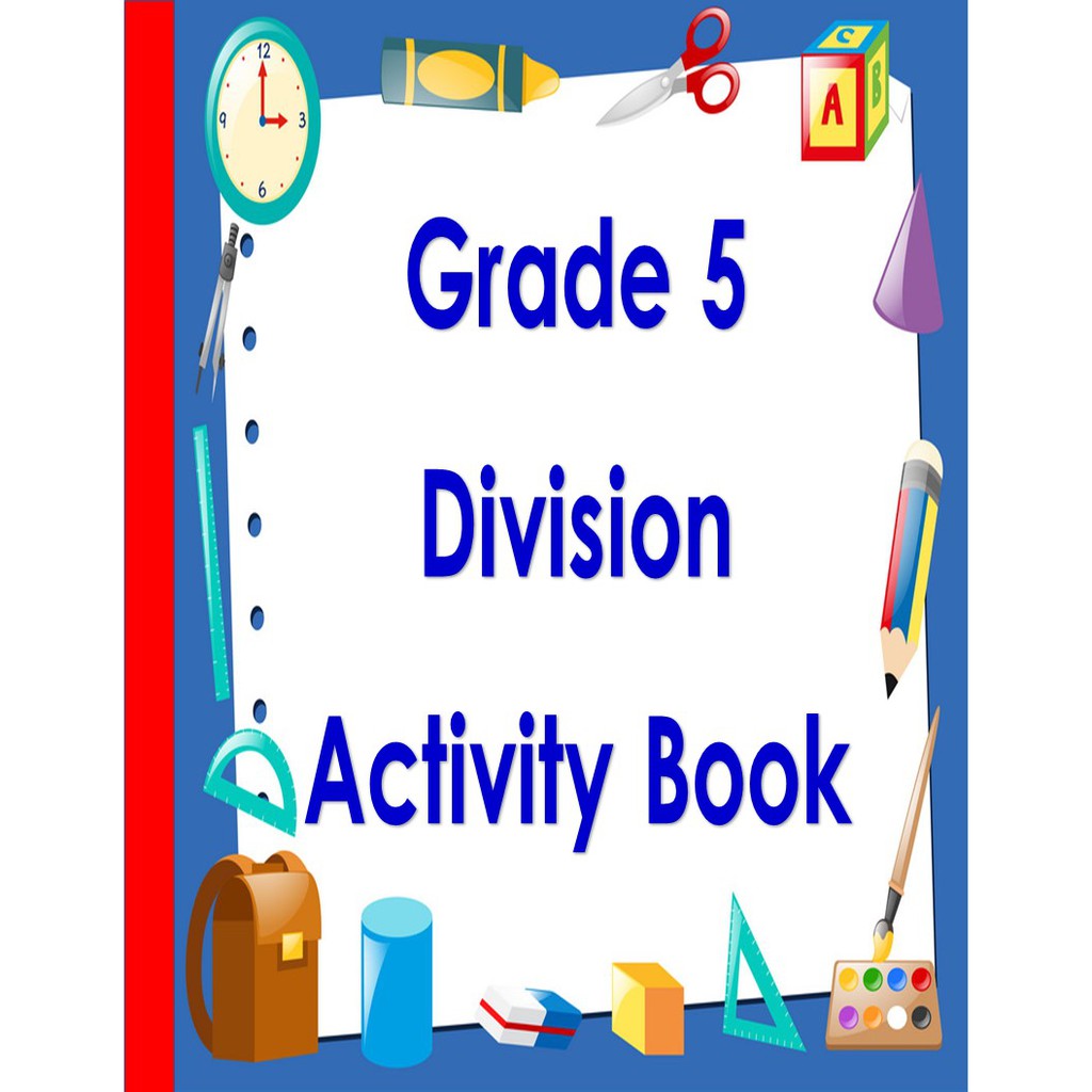 Grade 5 Long Division Activity Workbook/ Worksheets | Shopee Philippines