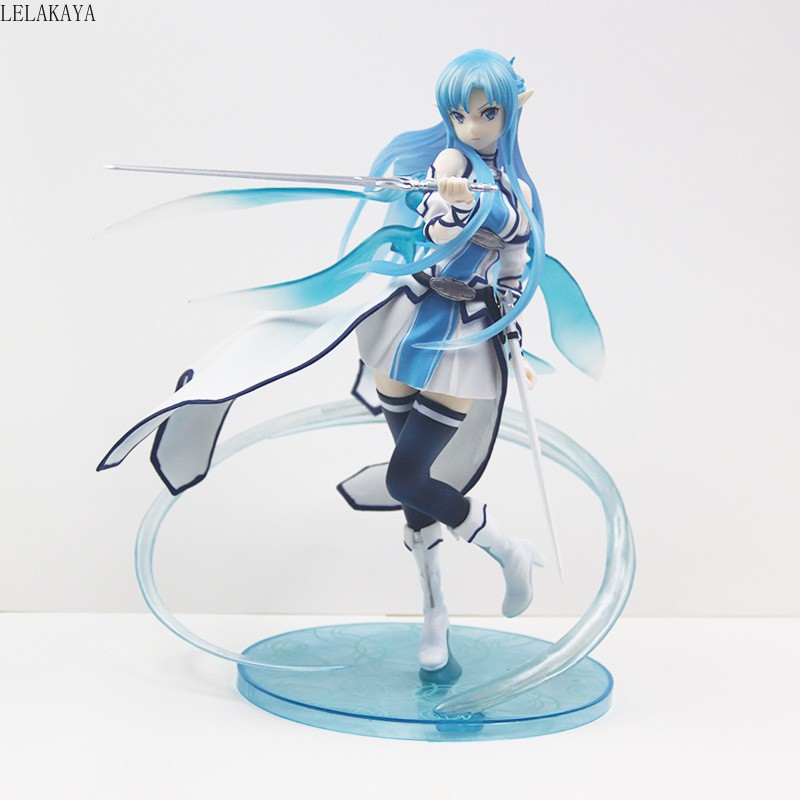 Anime Sword Art Online Asuna Yuuki Water Spirit Kirito Asuna Sexy Girls Ver 1 7 Pvc Action Figure C Shopee Philippines