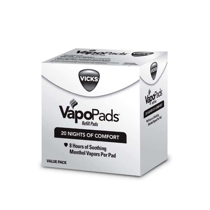 Vicks VapoPads, 20 Count Soothing Menthol Vapor Pads for Vicks