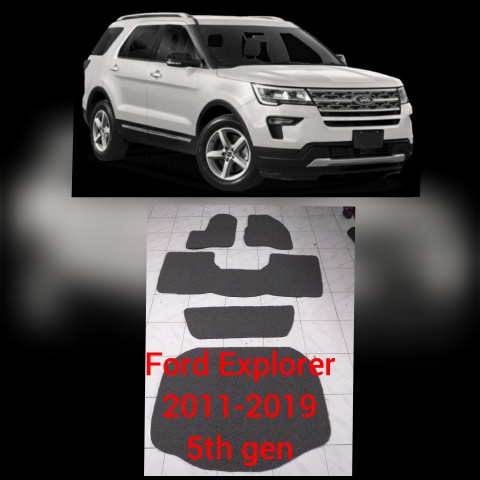 Ford Explorer 11 19 5th Gen Nomad Rubber Carmat W Piping Shopee Philippines