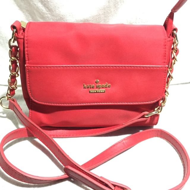 kate spade sling bag red