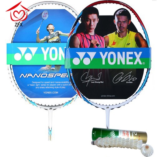 ZFX DOUBLE Carbon Fiber Badminton Racket (random colors) | Shopee ...