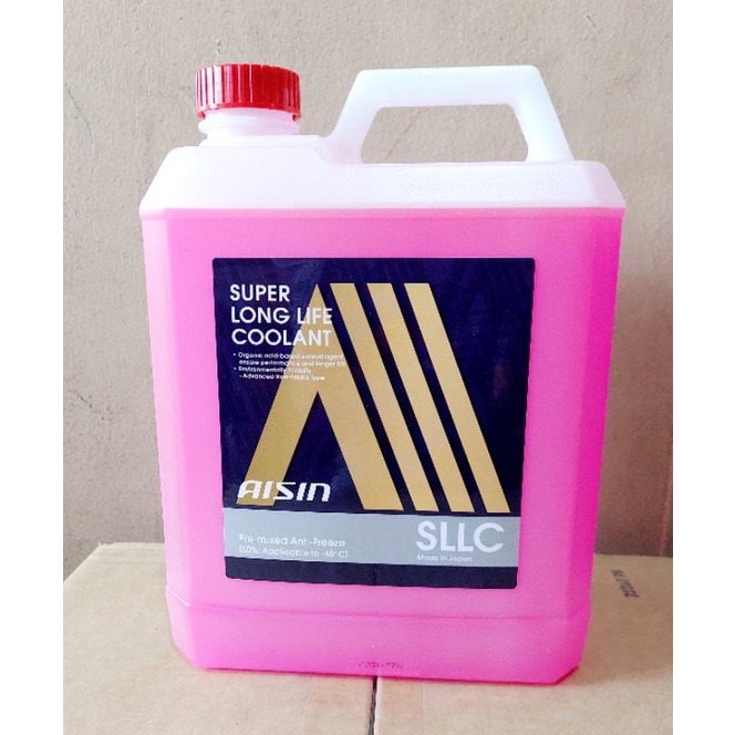 AISIN RADIATOR COOLANT COLOR PINK 4LITERS PREMIXED ANTIFREEZE