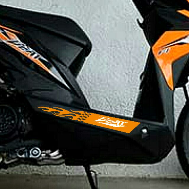 2x HONDA BEAT FI V2 SIDE VINYL DECALS STICKER bangka 2x HONDA BEAT FI V2 SIDE VINYL DECALS STICKER bangka