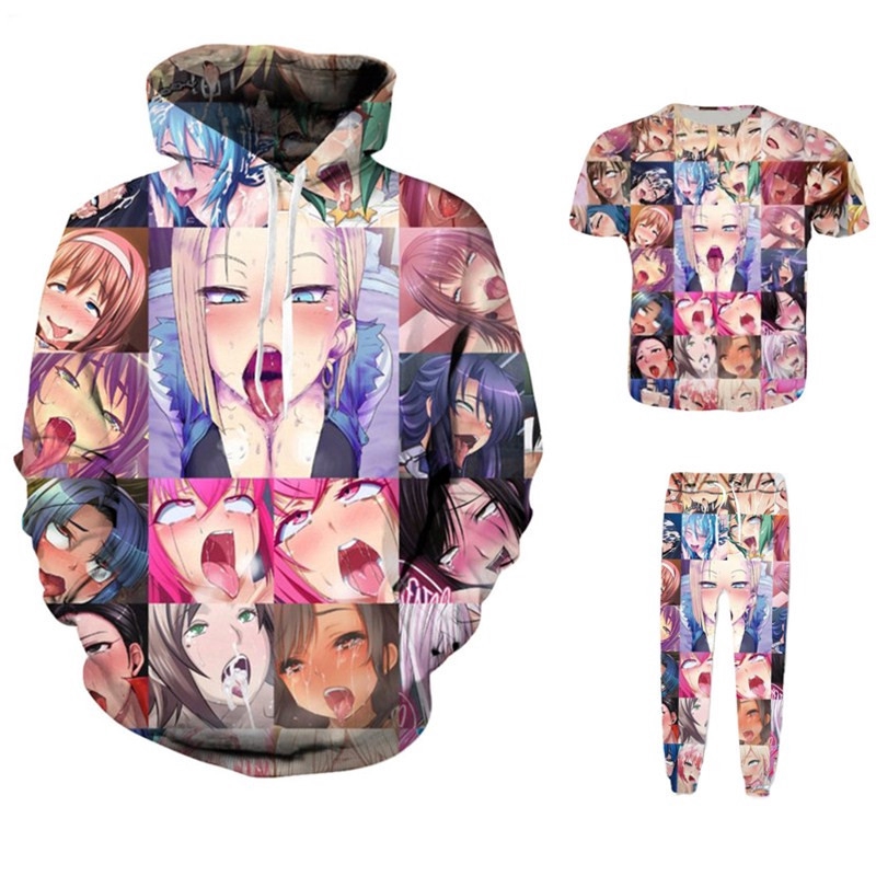 anime face sweater