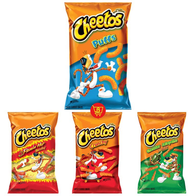 Cheetos Puffs Cheetos Crunchy Cheetos Cheddar Jalapeño Crunchy