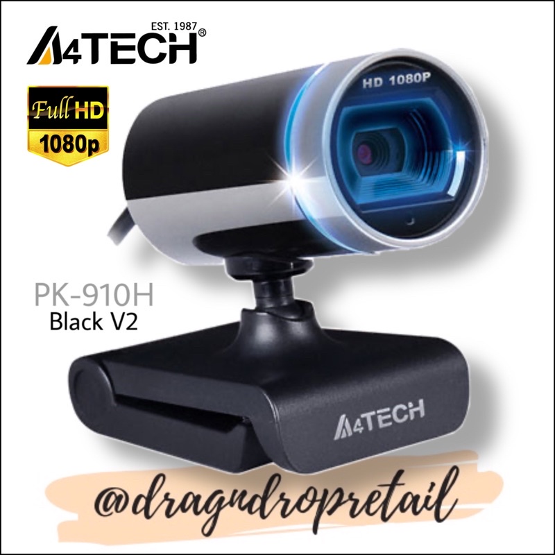 A4TECH PK910H v2 1080p FullHD Cam PC cam with Builtin Microphone