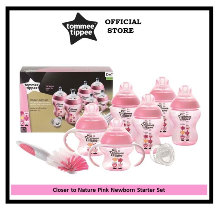 tommee tippee starter set pink