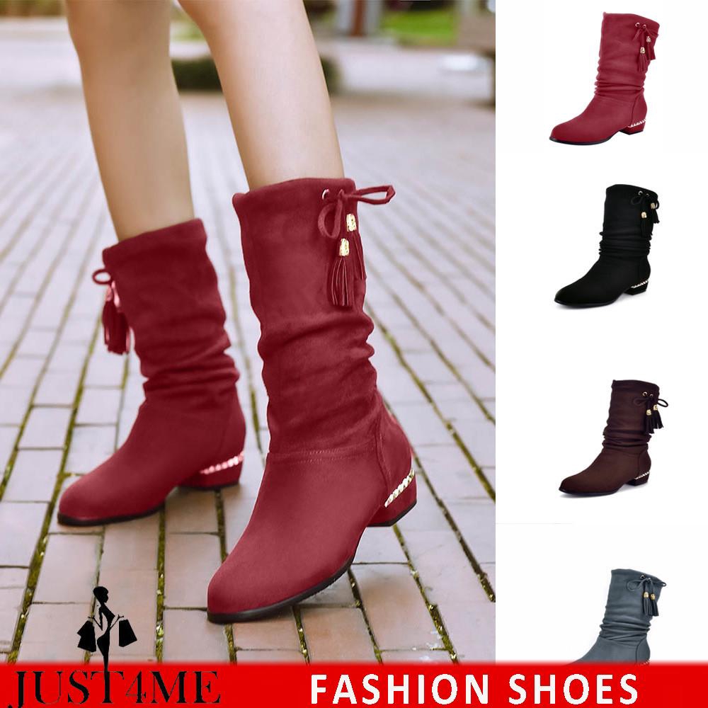 warm long boots