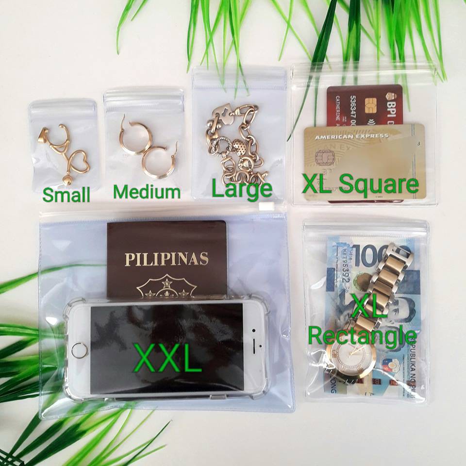 PVC Self Seal Jewelry Pouch Organizer Storage Pouch Shopee Philippines