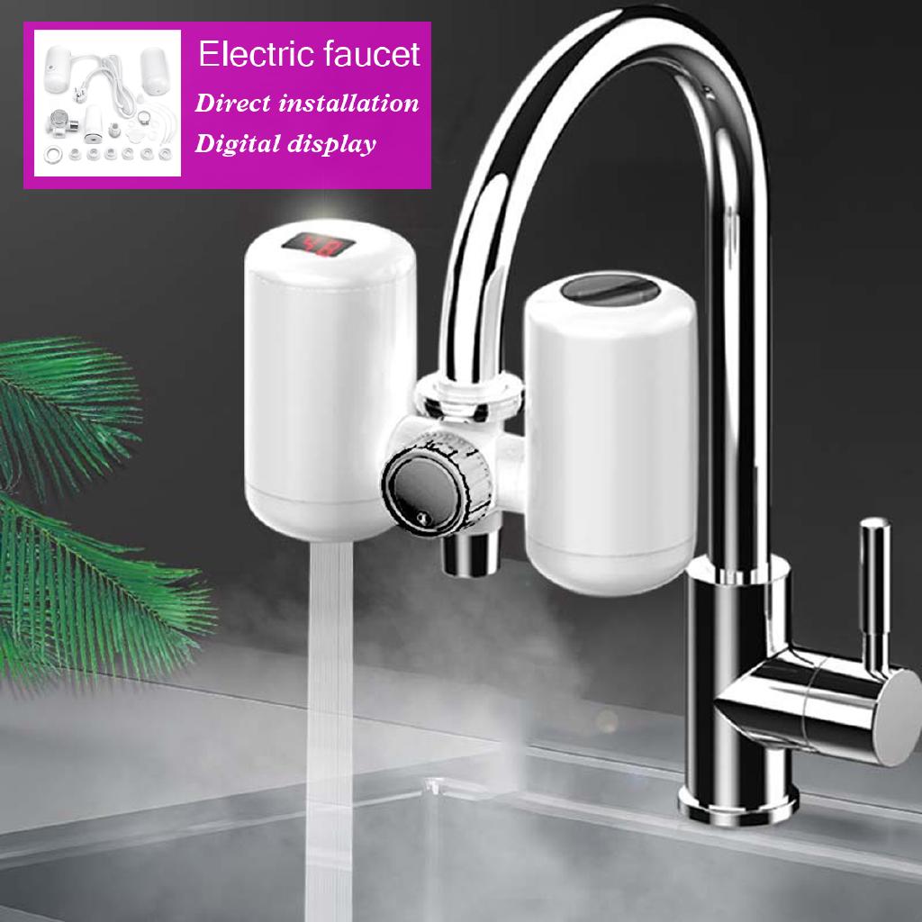 3000w 220v Electric Instant Hot Water Heater Sink Faucet