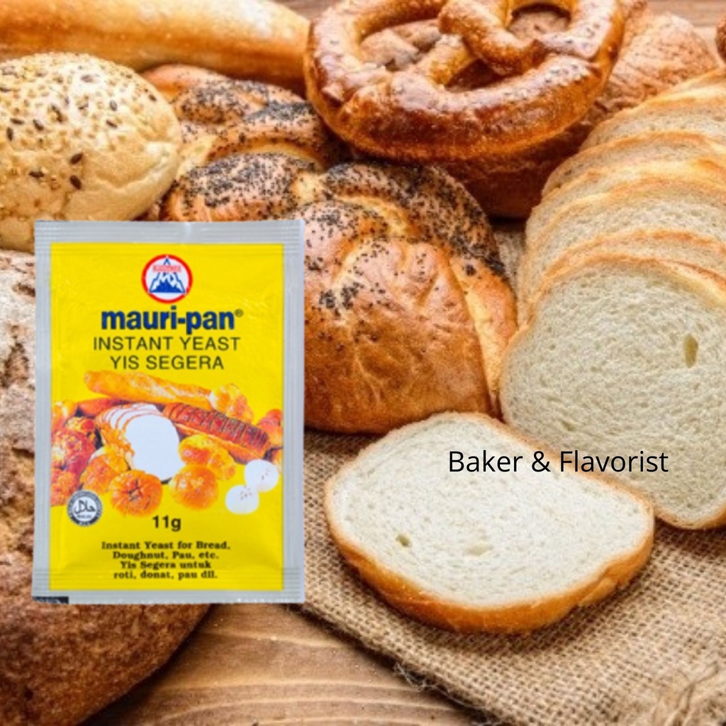 Instant Yeast 11g MauriPan Bread Yis Immediately Halal Yis Immediately