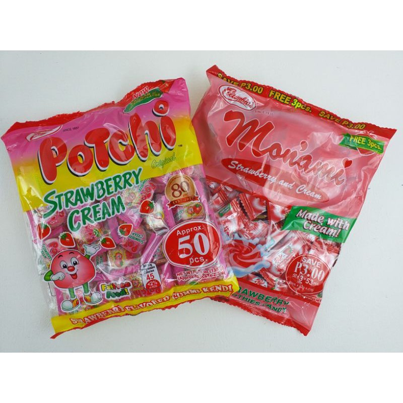 Potchi & Mona'mi Strawberry and Cream Shopee Philippines