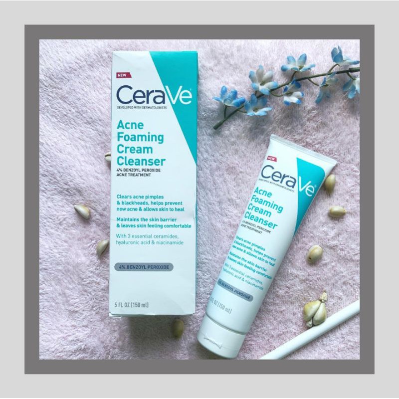 Cerave Acne Foaming Cream Cleanser Shopee Philippines