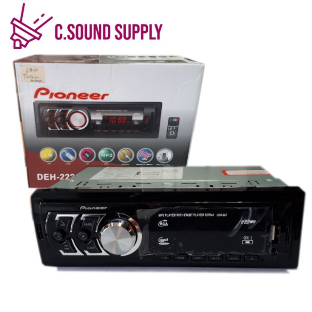 pioneer radio with speakers