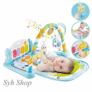 Baby Play Gym Playmat Infant Kick Piano 
