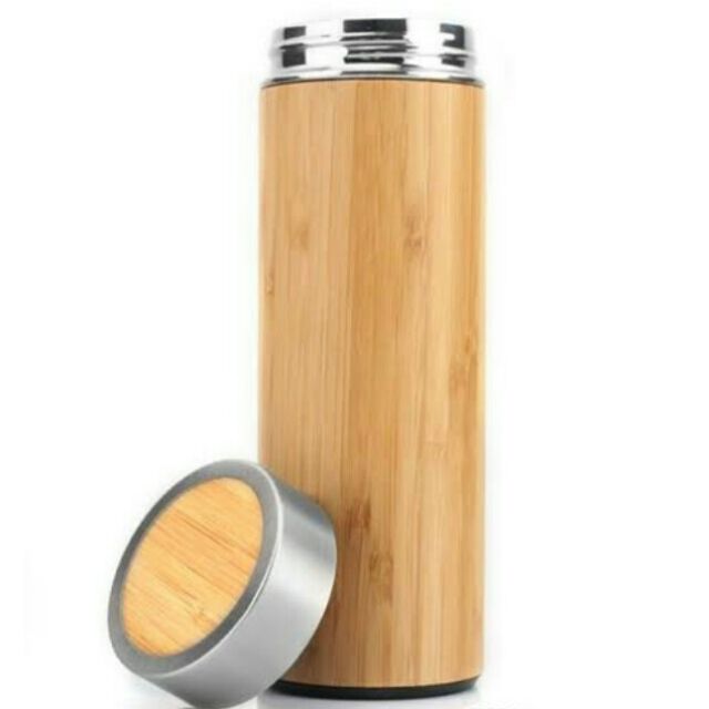 BAMBOO TUMBLER WITH TEA DIFFUSER | Shopee Philippines