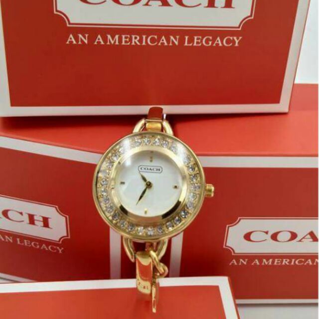 coach bangle watch