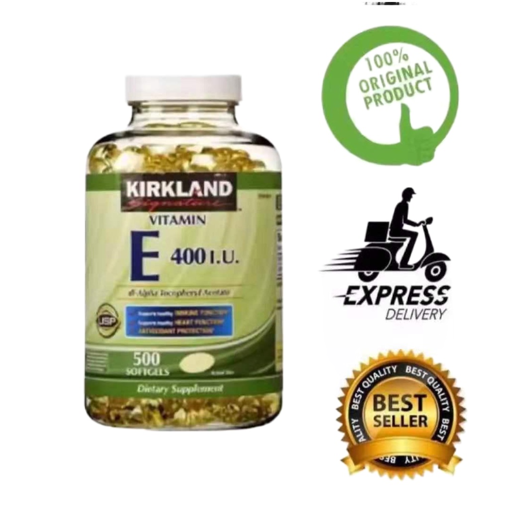 Kirkland Vitamin E 500 Soft Gel Capsules Shopee Philippines