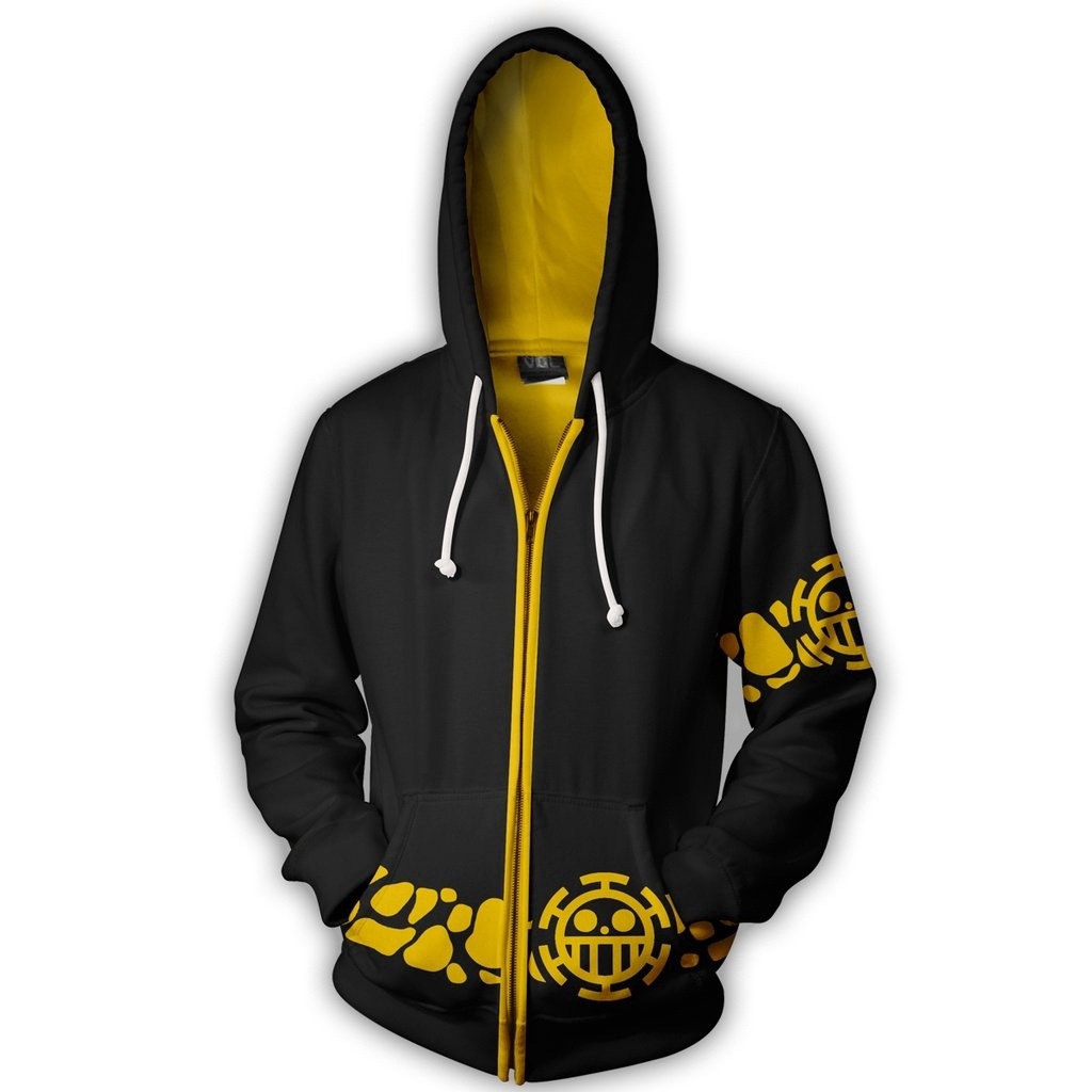 One Piece Zipper Hoodie 3d Print Jacket Shopee Philippines