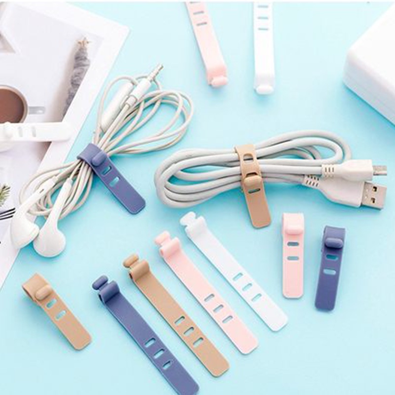 Candy Color Data Cable Organizer/Charging Cable Buckle Winding Rope ...