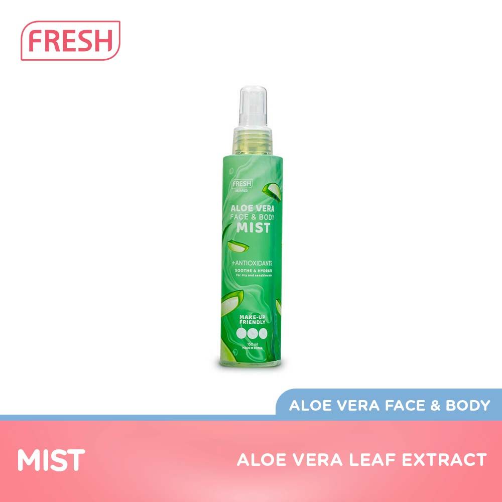 Fresh Skinlab Aloe Vera Face & Body Mist (150ml) Makeup Spray, Face