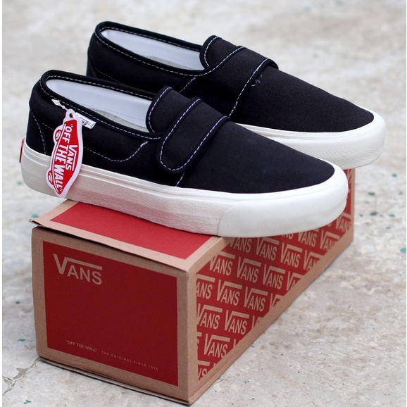 vans slip on velcro