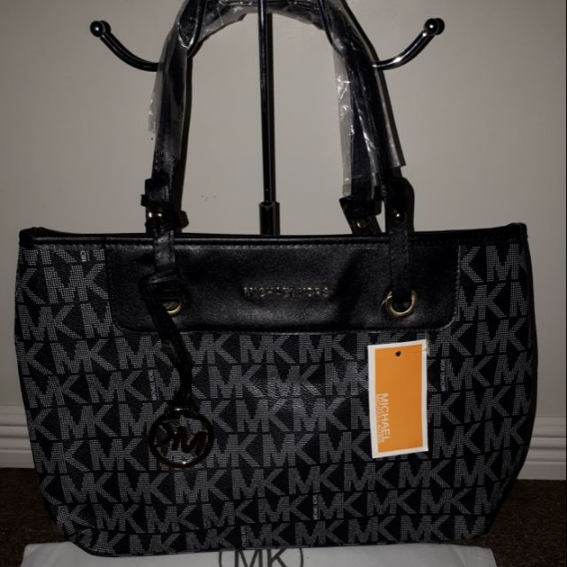 mk black tote