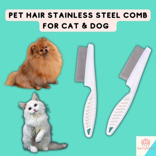 Pet Hair Comb Protect Flea Comb Brush Cat Dog Stainless Steel Deshedder Comfort Flea Hair Grooming