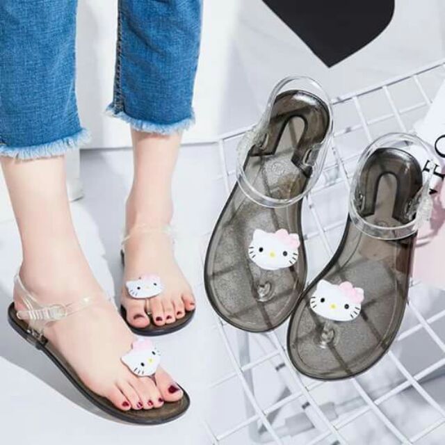 hello kitty jelly shoes