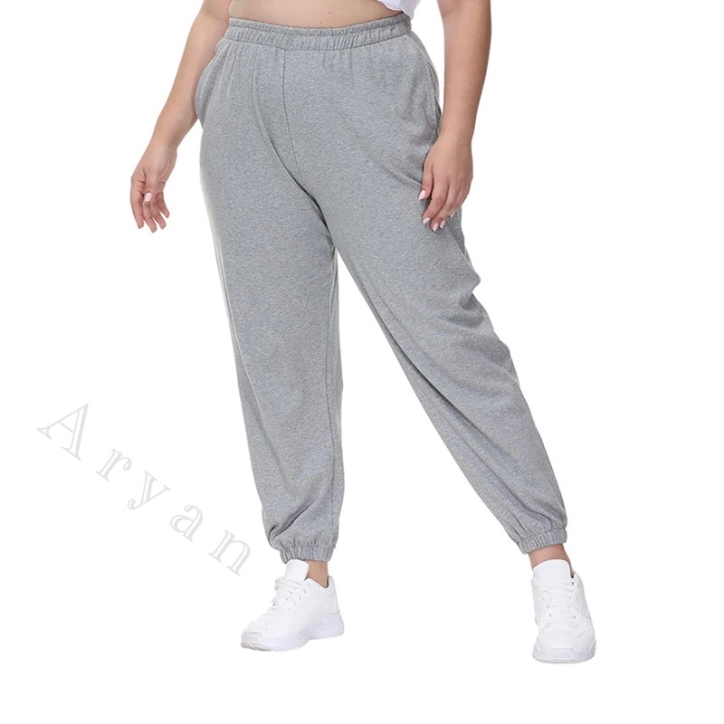 Jogger pants plus size (2XL5XL) Shopee Philippines