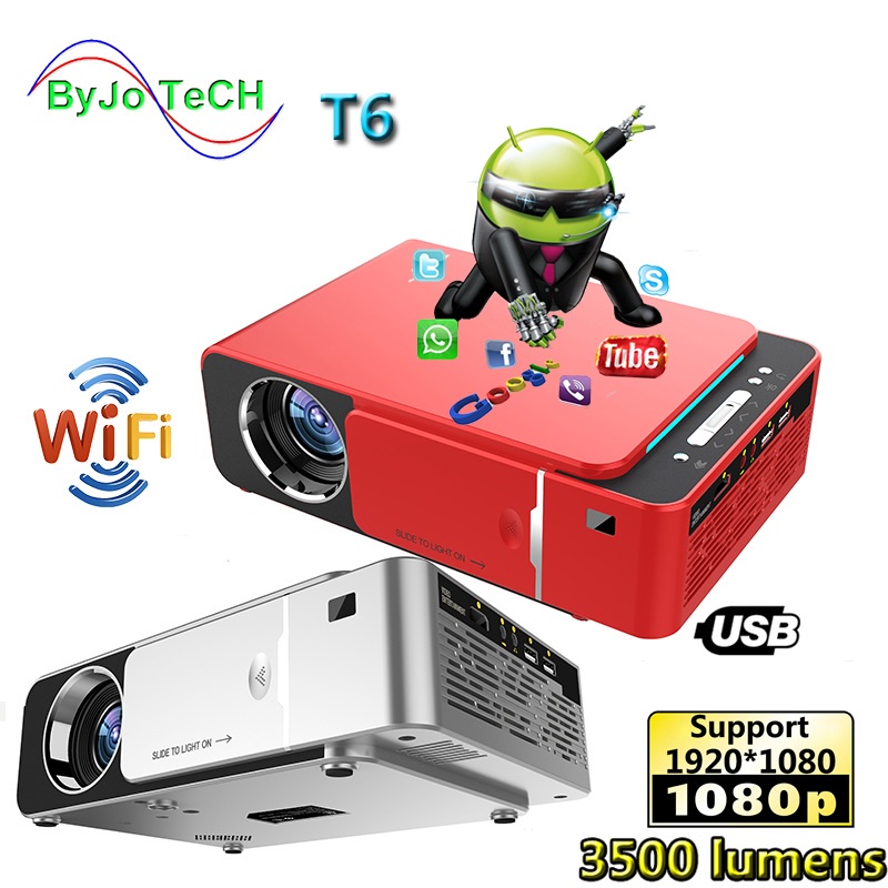 UNIC T6 LED Full HD 1080P Projector 3500 lumens Home Theater Beamer