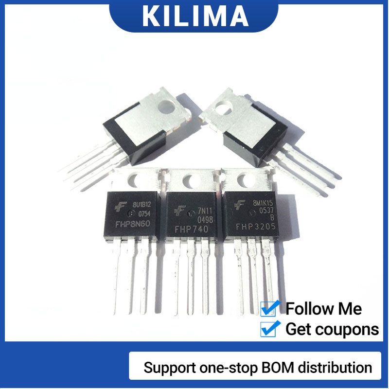 5Pcs Original FHP740 HP3205 FHP3710 TO-220 10A/400V Inverter MOSFET ...