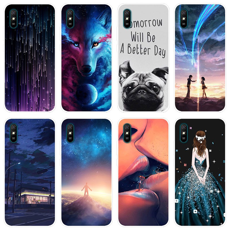 Redmi 9a Case Soft Tpu Silicone Xiaomi Redmi 9a 9 A Redmi9a Casing Phone Case Back Cover Cool 3976